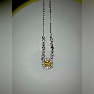 Yellow Stone Necklace